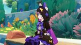 genshin miliastra wonderland doll sitting